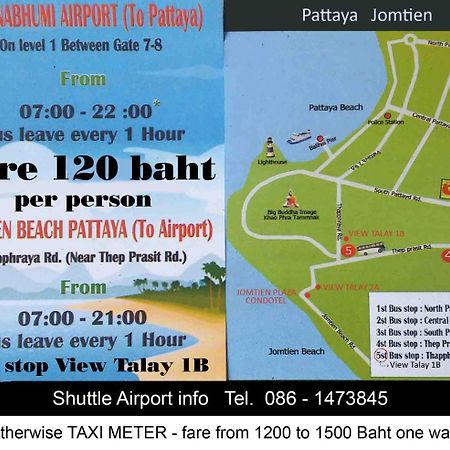 B&B View Talay 1 Jomtien パッタヤー エクステリア 写真